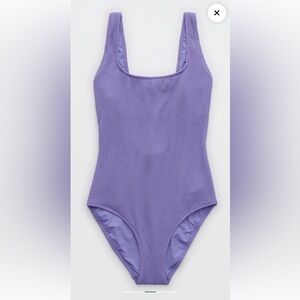 Aerie Crinkle Scoop Full Coverage One
Piece Swimsuit